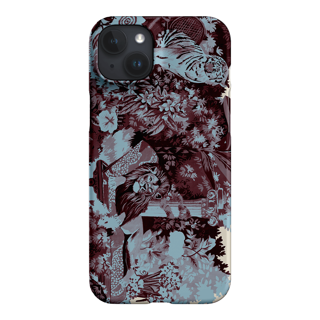 Tippi Blue Printed Phone Cases iPhone 15 Plus / Snap by Desmond & Dempsey - The Dairy