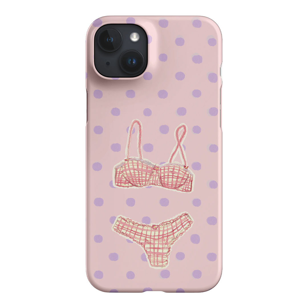 Vintage Gingham Printed Phone Cases iPhone 15 Plus / Snap by Kayla Carr - The Dairy