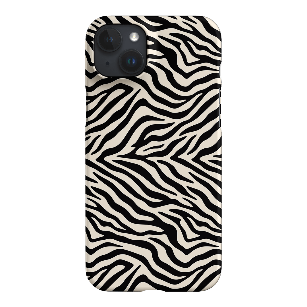 Zebra Ink Printed Phone Cases iPhone 15 Plus / Snap by The Dairy - The Dairy