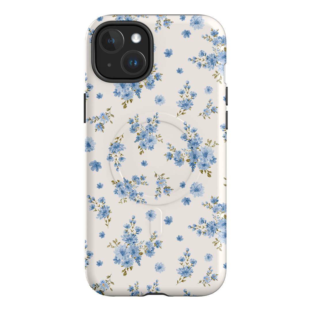 Blue Meadow Printed Phone Cases iPhone 15 Plus / Armoured MagSafe by Kasiags Art - The Dairy
