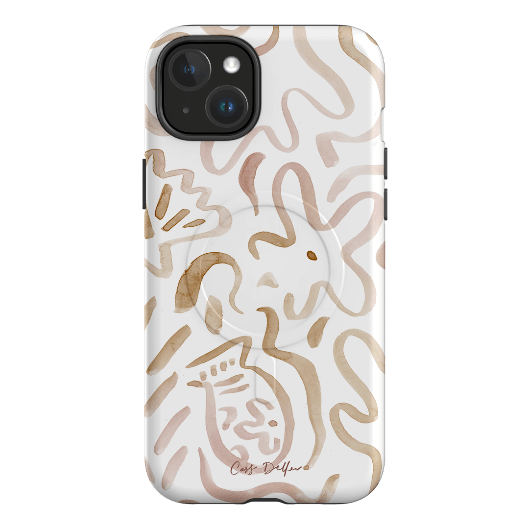 Flow Printed Phone Cases iPhone 15 Plus / Armoured MagSafe by Cass Deller - The Dairy