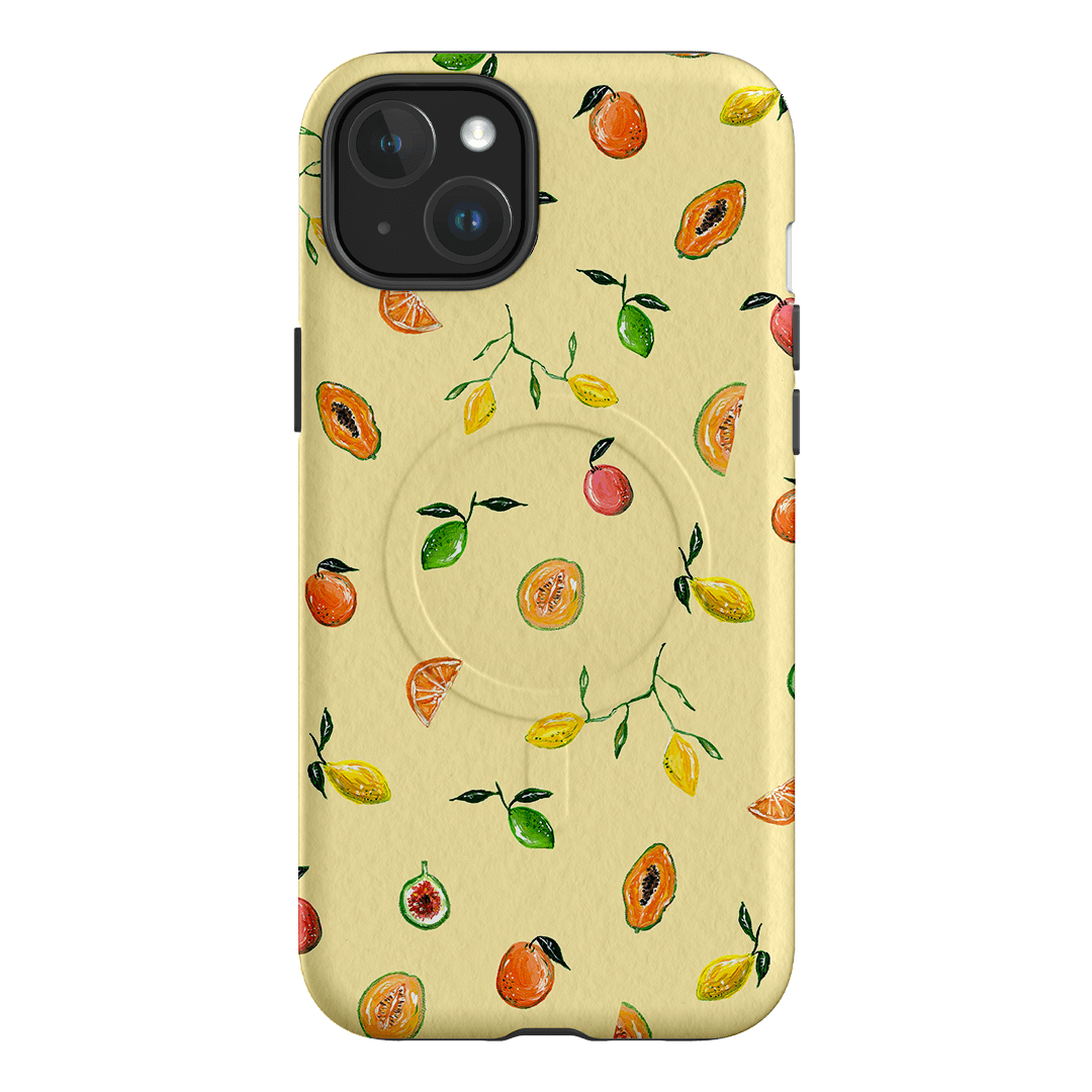 Golden Fruit Printed Phone Cases iPhone 15 Plus / Armoured MagSafe by BG. Studio - The Dairy