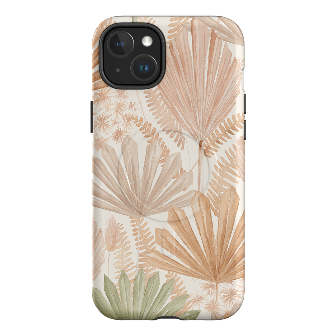 Golden Palm Printed Phone Cases iPhone 15 Plus / Armoured MagSafe by Cass Deller - The Dairy