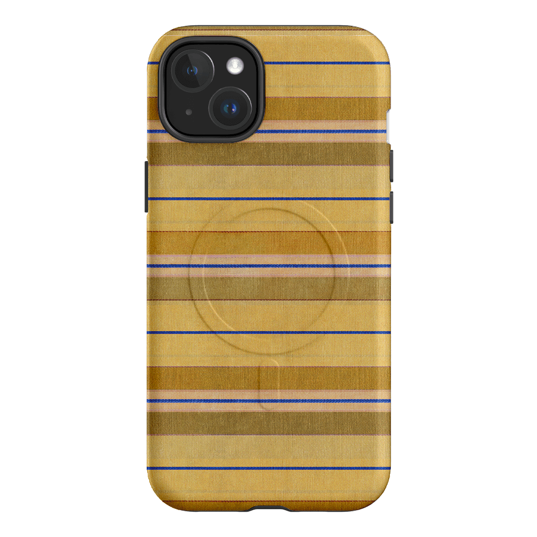 Golden Stripe Printed Phone Cases iPhone 15 Plus / Armoured MagSafe by Fenton & Fenton - The Dairy
