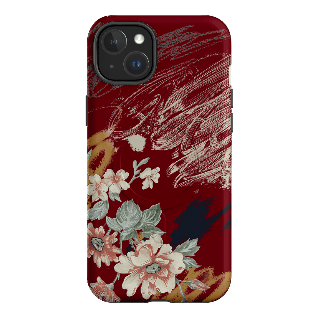 Love Floral Printed Phone Cases iPhone 15 Plus / Armoured MagSafe by Desmond & Dempsey - The Dairy