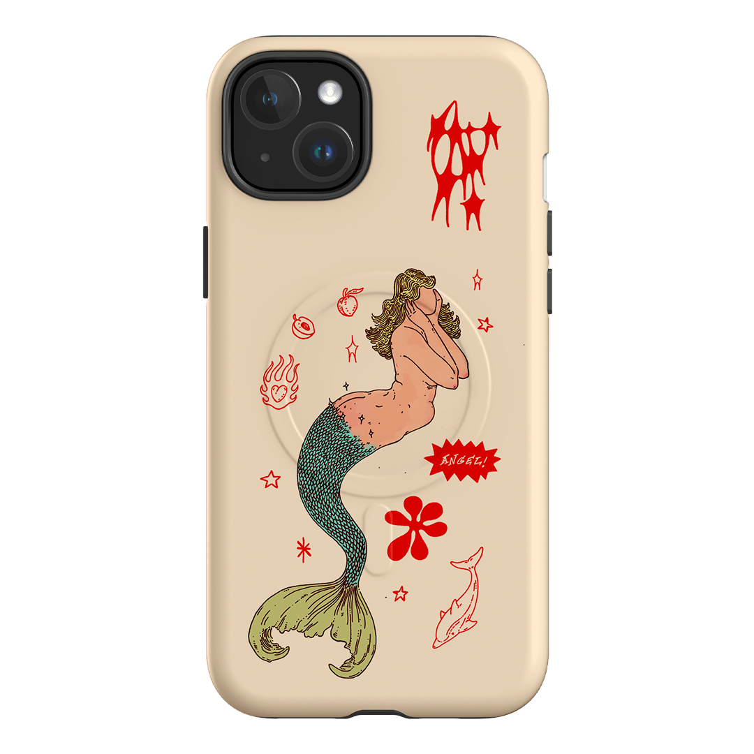 Mimi Cream Printed Phone Cases iPhone 15 Plus / Armoured MagSafe by Easty Beasty - The Dairy