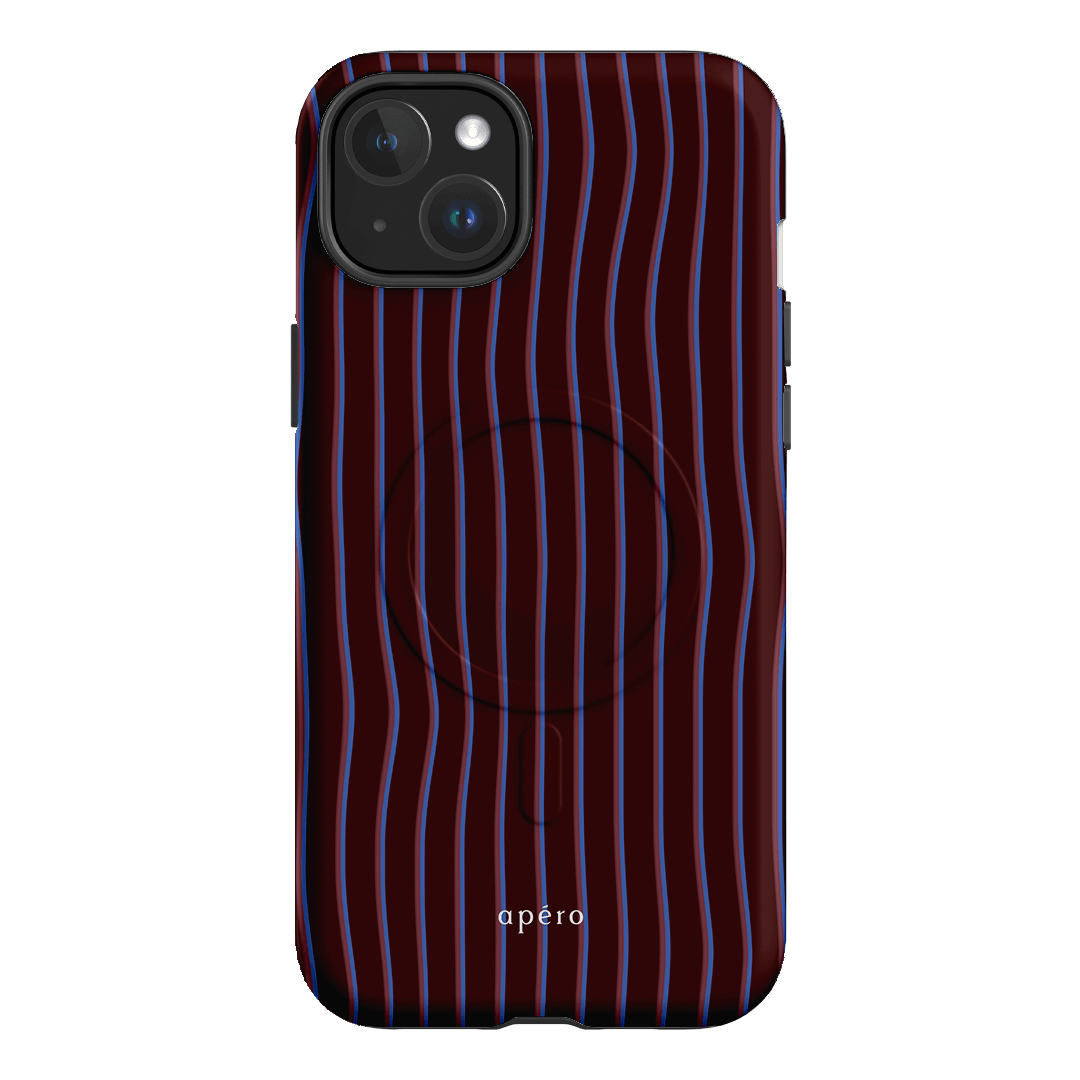Panama Burgundy Printed Phone Cases iPhone 15 Plus / Armoured MagSafe by Apero - The Dairy