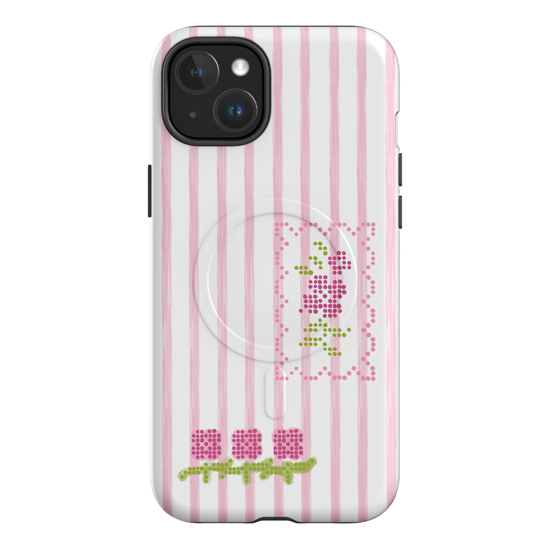 Patchwork Pink Printed Phone Cases iPhone 15 Plus / Armoured MagSafe by Kayla Carr - The Dairy
