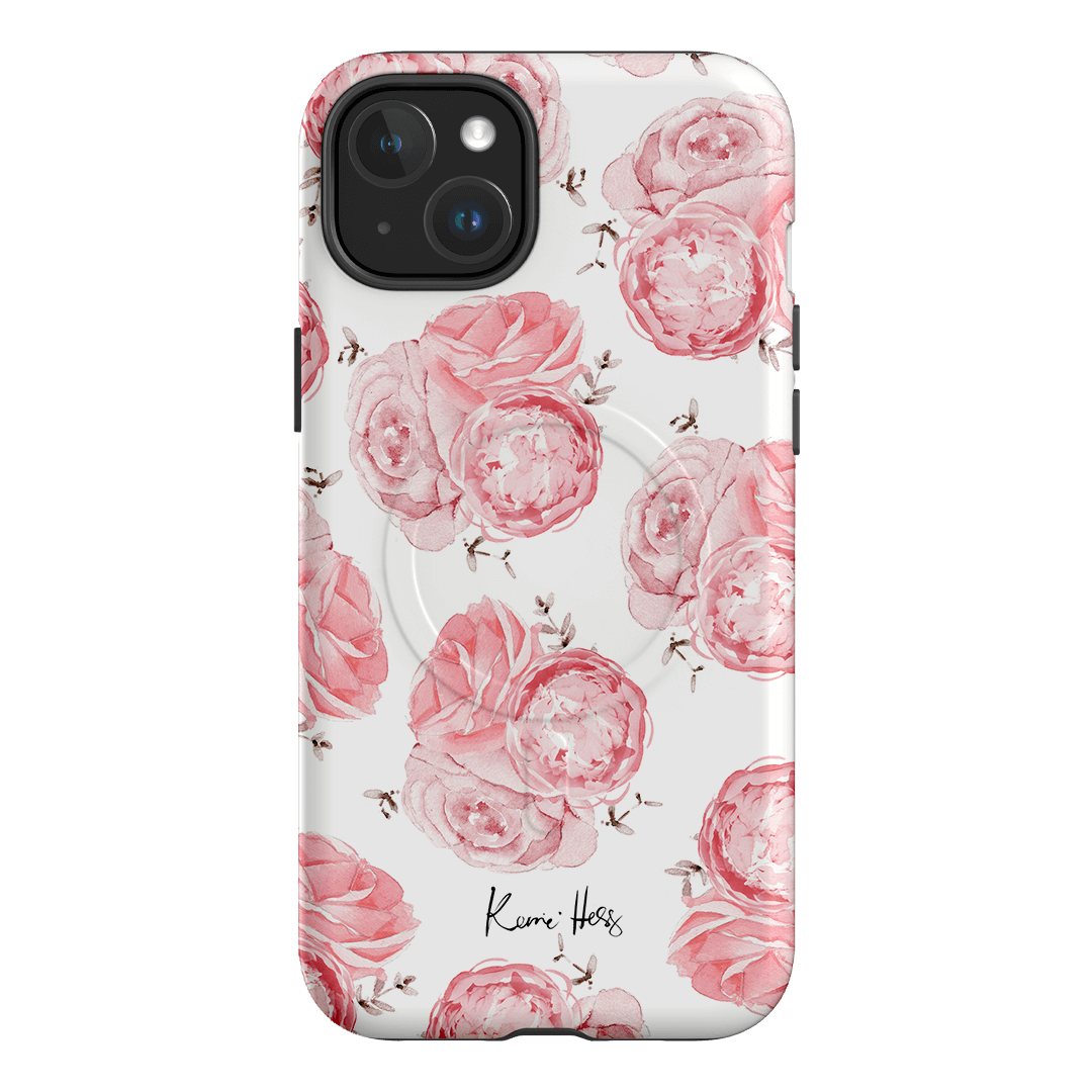 Peony Rose Printed Phone Cases by Kerrie Hess - The Dairy