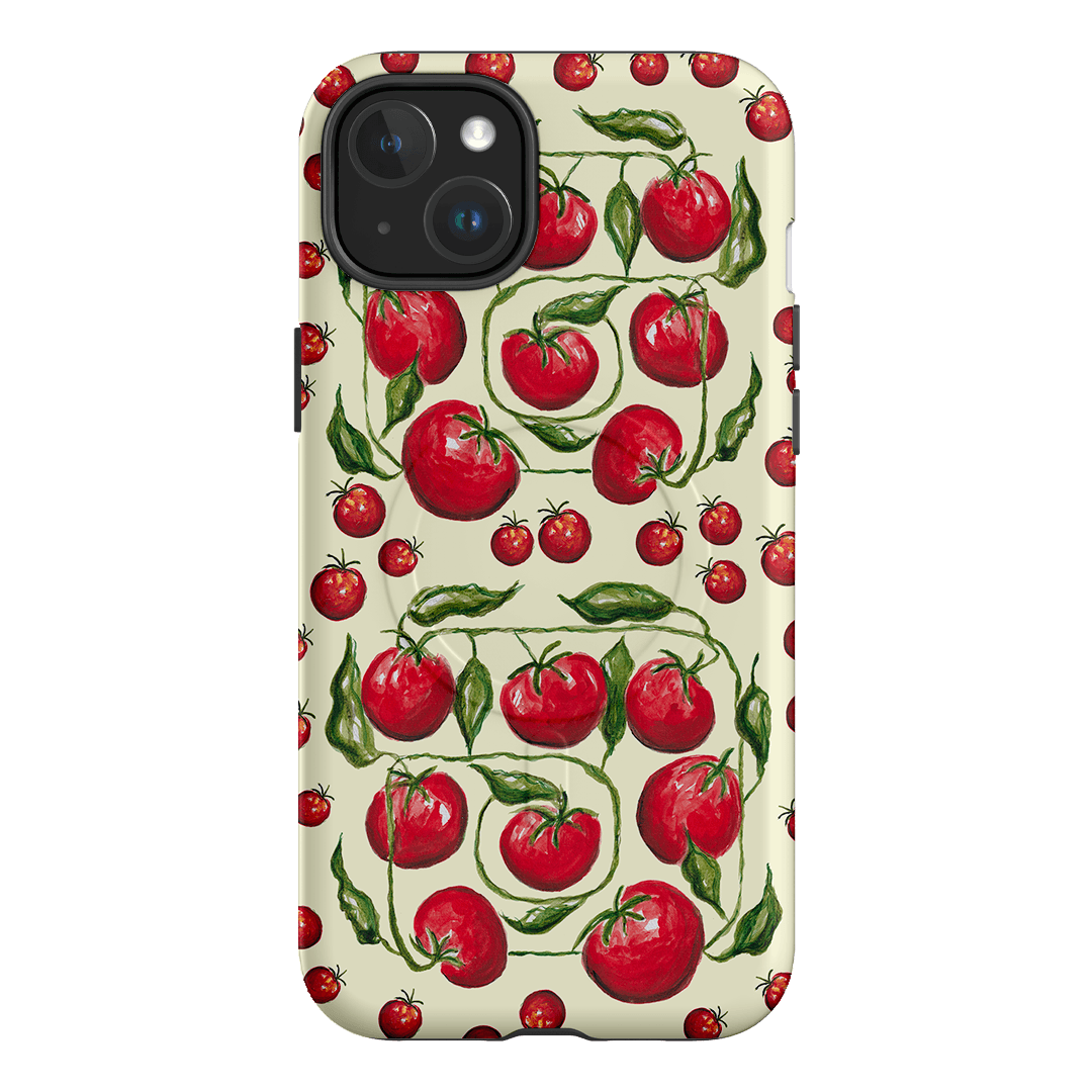Red Tomatoes Printed Phone Cases iPhone 15 Plus / Armoured MagSafe by BG. Studio - The Dairy