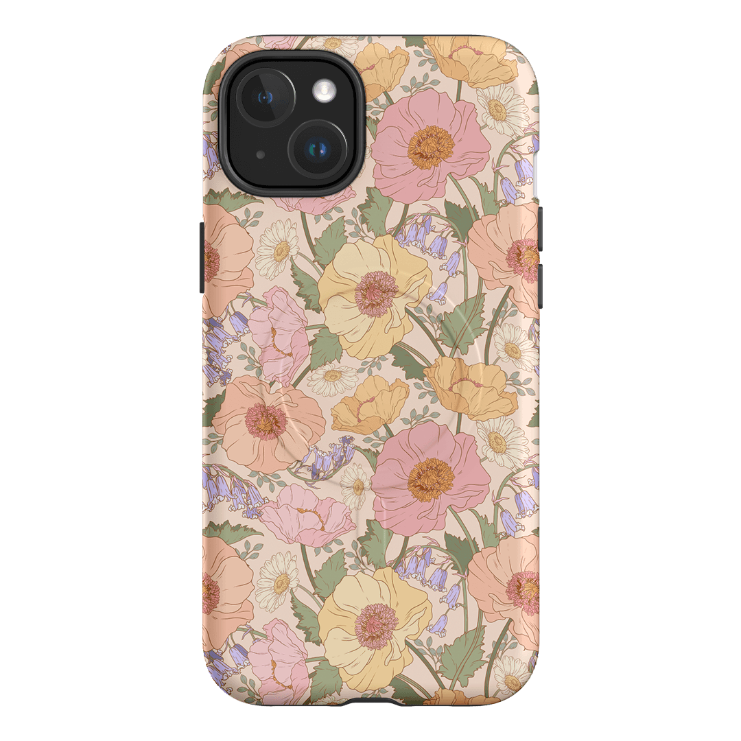 Spring Poppy Printed Phone Cases iPhone 15 Plus / Armoured MagSafe by Kasiags Art - The Dairy