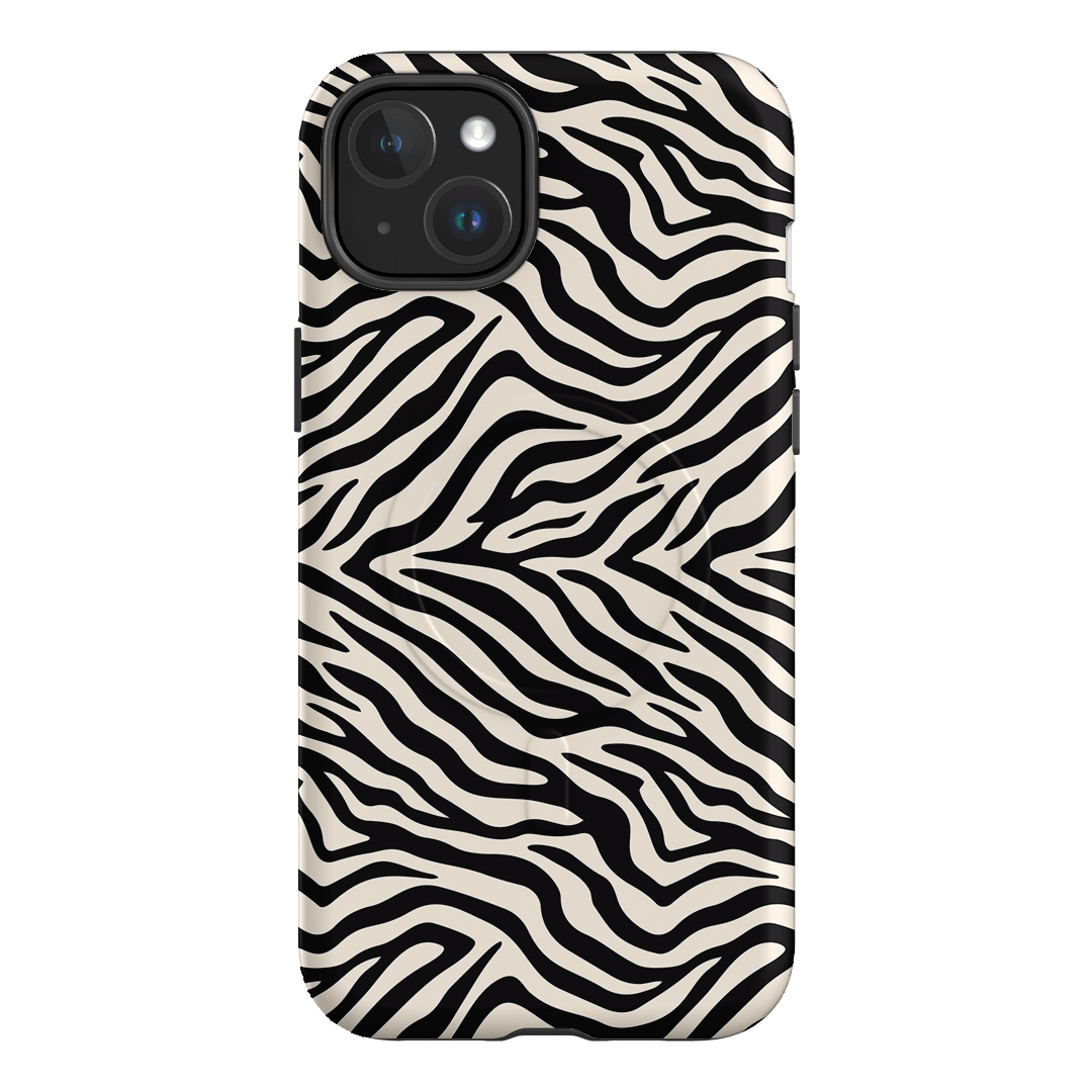 Zebra Ink Printed Phone Cases iPhone 15 Plus / Armoured MagSafe by The Dairy - The Dairy