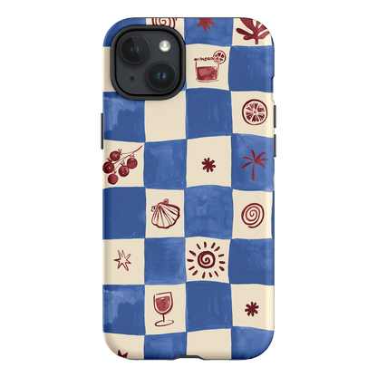 Afternoon Mezze Cornflower Printed Phone Cases iPhone 15 Plus / Armoured by Charlie Taylor - The Dairy
