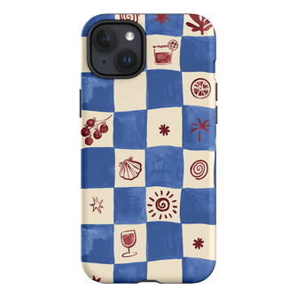 Afternoon Mezze Cornflower Printed Phone Cases iPhone 15 Plus / Armoured by Charlie Taylor - The Dairy