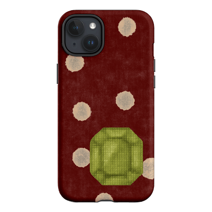 August Peridot Printed Phone Cases iPhone 15 Plus / Armoured by Joiana - The Dairy