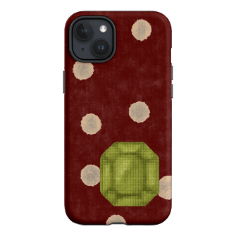August Peridot Printed Phone Cases iPhone 15 Plus / Armoured by Joiana - The Dairy