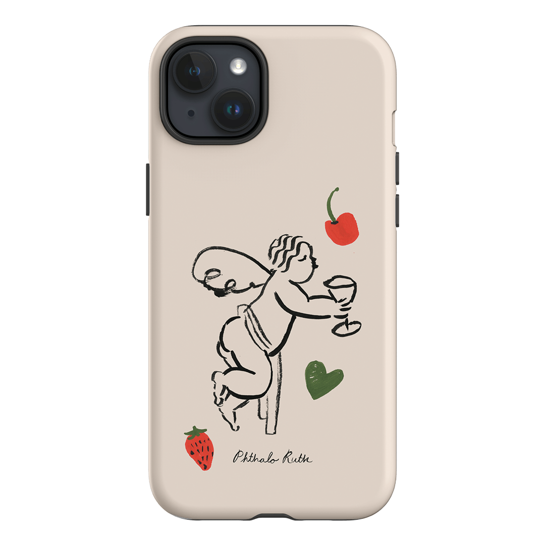 Cherub Printed Phone Cases iPhone 15 Plus / Armoured by Phthalo Ruth - The Dairy