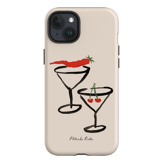 Chili Cherry Printed Phone Cases iPhone 15 Plus / Armoured by Phthalo Ruth - The Dairy
