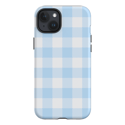 Cloud Plaid Printed Phone Cases iPhone 15 Plus / Armoured by The Dairy - The Dairy