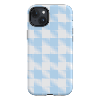 Cloud Plaid Printed Phone Cases iPhone 15 Plus / Armoured by The Dairy - The Dairy