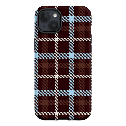 Coco Plaid Printed Phone Cases iPhone 15 Plus / Armoured by The Dairy - The Dairy