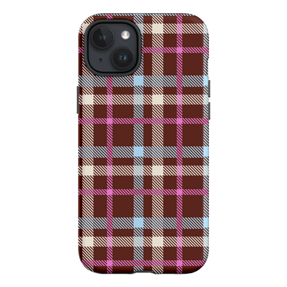 Confetti Plaid Printed Phone Cases iPhone 15 Plus / Armoured by The Dairy - The Dairy