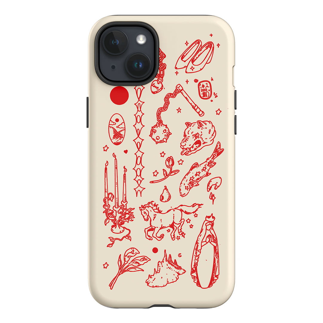 Dreamcore Cream Printed Phone Cases iPhone 15 Plus / Armoured by Easty Beasty - The Dairy