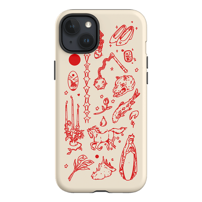 Dreamcore Cream Printed Phone Cases iPhone 15 Plus / Armoured by Easty Beasty - The Dairy