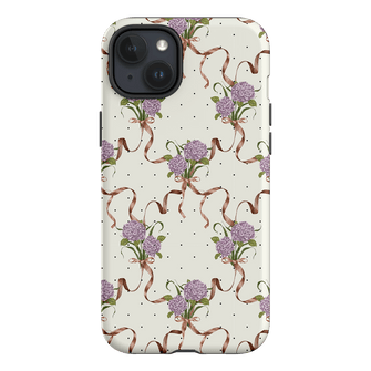 Hydrangea Ribbon Printed Phone Cases iPhone 15 Plus / Armoured by Veronica Tucker - The Dairy