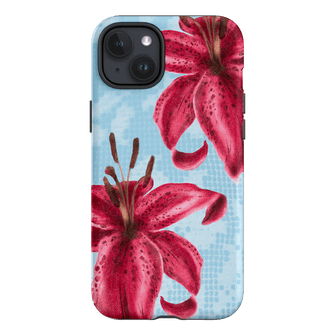 Lillies Printed Phone Cases iPhone 15 Plus / Armoured by Sally Hungerford - The Dairy