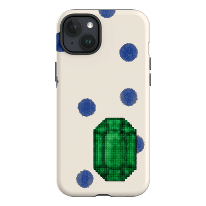 May Emerald Printed Phone Cases iPhone 15 Plus / Armoured by Joiana - The Dairy