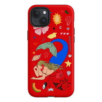 Mermaid Salad Scarlet Printed Phone Cases iPhone 15 Plus / Armoured by Easty Beasty - The Dairy