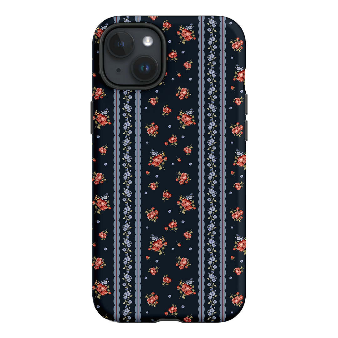 Midnight Stripe Printed Phone Cases iPhone 15 Plus / Armoured by Kasiags Art - The Dairy