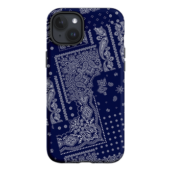 Paisley Indigo Printed Phone Cases iPhone 15 Plus / Armoured by The Dairy - The Dairy