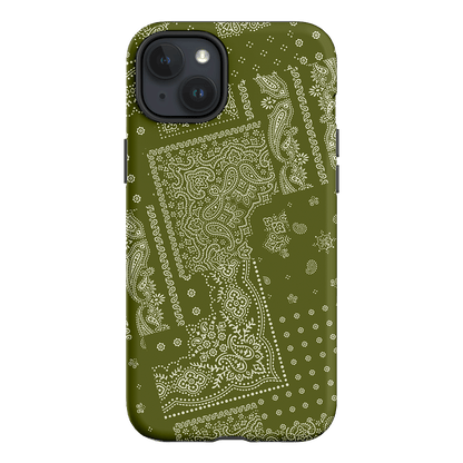 Paisley Fern Printed Phone Cases iPhone 15 Plus / Armoured by The Dairy - The Dairy