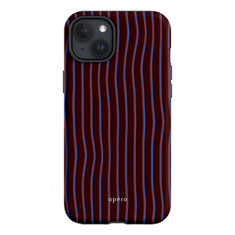 Panama Burgundy Printed Phone Cases iPhone 15 Plus / Armoured by Apero - The Dairy