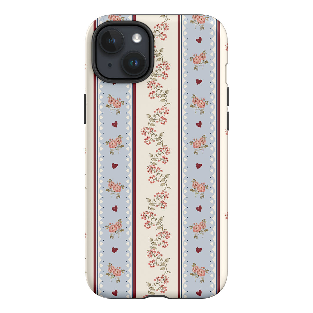 Pastel Stripe Printed Phone Cases iPhone 15 Plus / Armoured by Kasiags Art - The Dairy