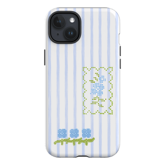Patchwork Blue Printed Phone Cases iPhone 15 Plus / Armoured by Kayla Carr - The Dairy