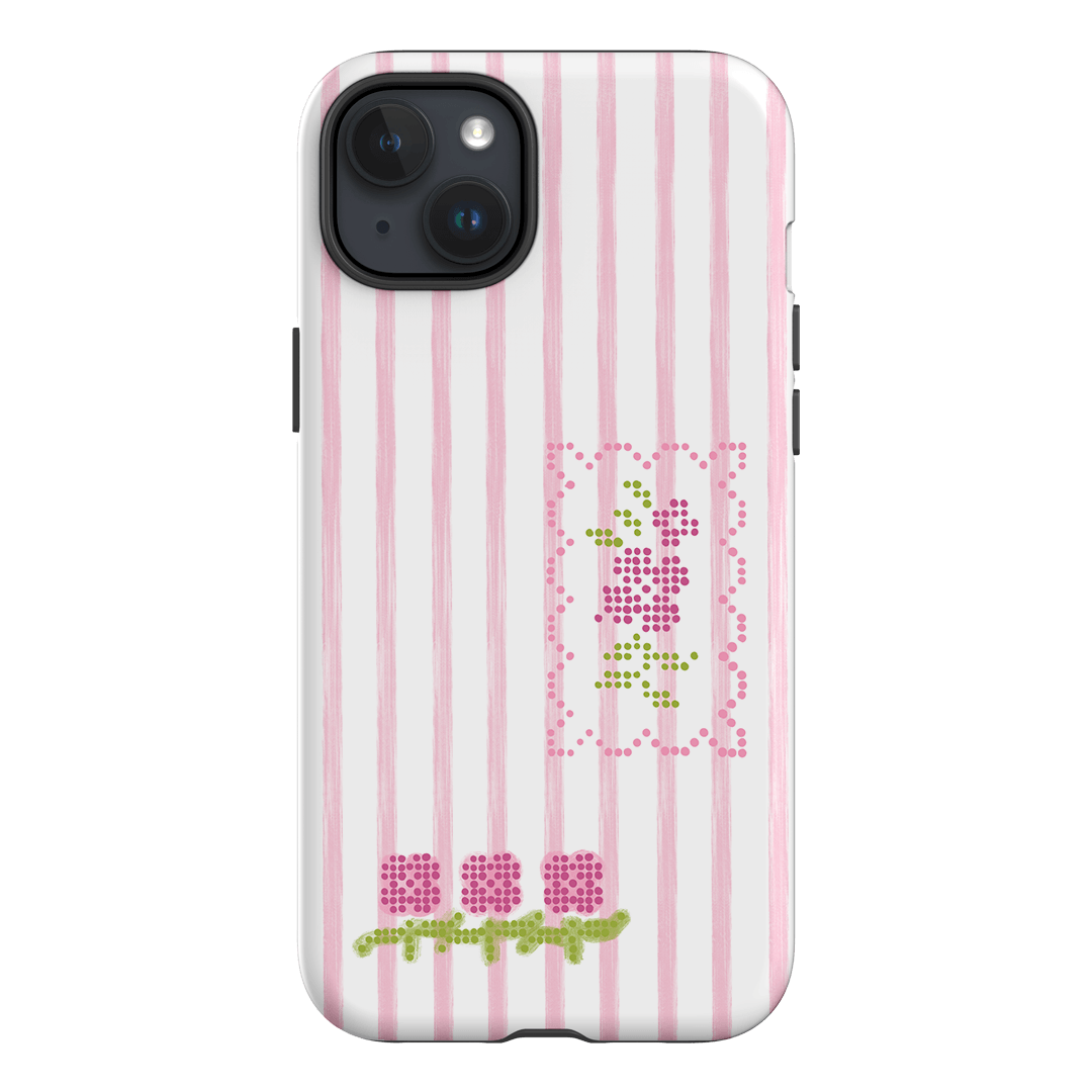 Patchwork Pink Printed Phone Cases iPhone 15 Plus / Armoured by Kayla Carr - The Dairy