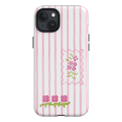 Patchwork Pink Printed Phone Cases iPhone 15 Plus / Armoured by Kayla Carr - The Dairy