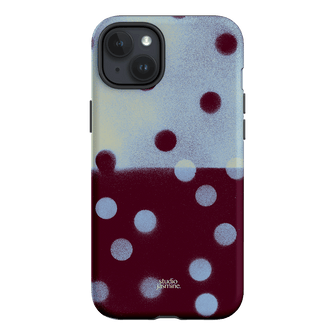 Plum Polka Dot Printed Phone Cases iPhone 15 Plus / Armoured by Jasmine Dowling - The Dairy