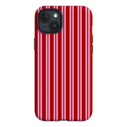 Punch Stripes Printed Phone Cases iPhone 15 Plus / Armoured by The Dairy - The Dairy