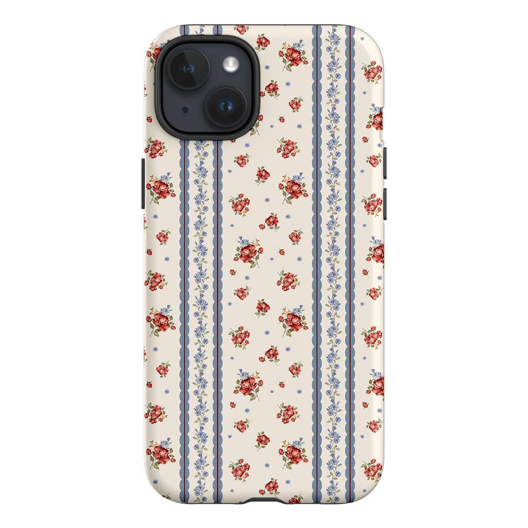 Rose Stripe Printed Phone Cases iPhone 15 Plus / Armoured by Kasiags Art - The Dairy
