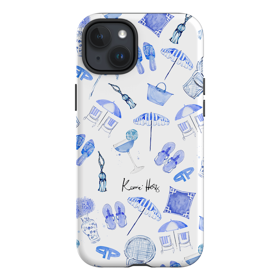 Santorini Printed Phone Cases iPhone 15 Plus / Armoured by Kerrie Hess - The Dairy