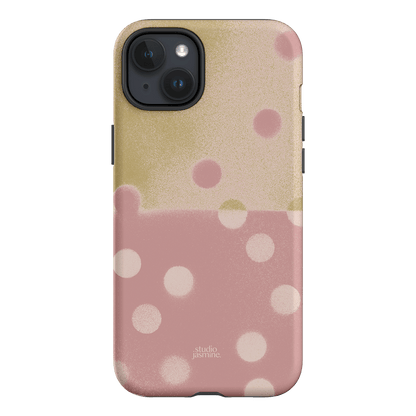 Strawberry Polka Dot Printed Phone Cases iPhone 15 Plus / Armoured by Jasmine Dowling - The Dairy