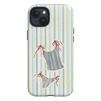 Stripe Tankini Printed Phone Cases iPhone 15 Plus / Armoured by Kayla Carr - The Dairy
