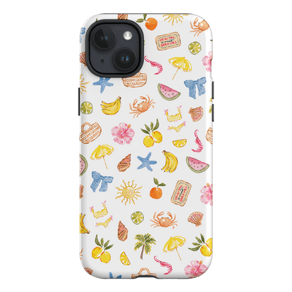 Summer Icons Printed Phone Cases iPhone 15 Plus / Armoured by Cass Deller - The Dairy