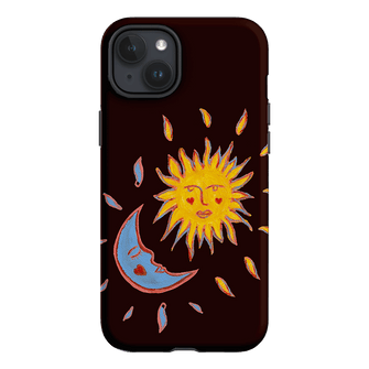Sun & Moon Plum Printed Phone Cases iPhone 15 Plus / Armoured by BG. Studio - The Dairy
