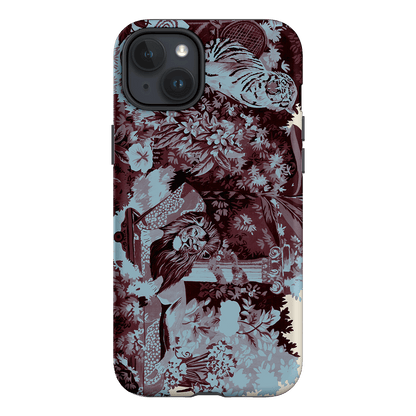 Tippi Blue Printed Phone Cases iPhone 15 Plus / Armoured by Desmond & Dempsey - The Dairy