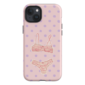 Vintage Gingham Printed Phone Cases iPhone 15 Plus / Armoured by Kayla Carr - The Dairy